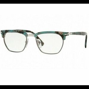 Blue Tortoise Persol glasses with demo lens/case
